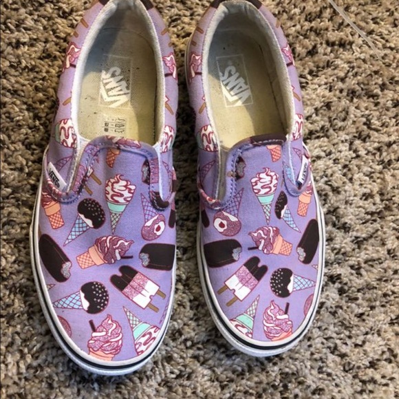 Vans Shoes Girls Cupcake And Ice Cream Vans Poshmark
